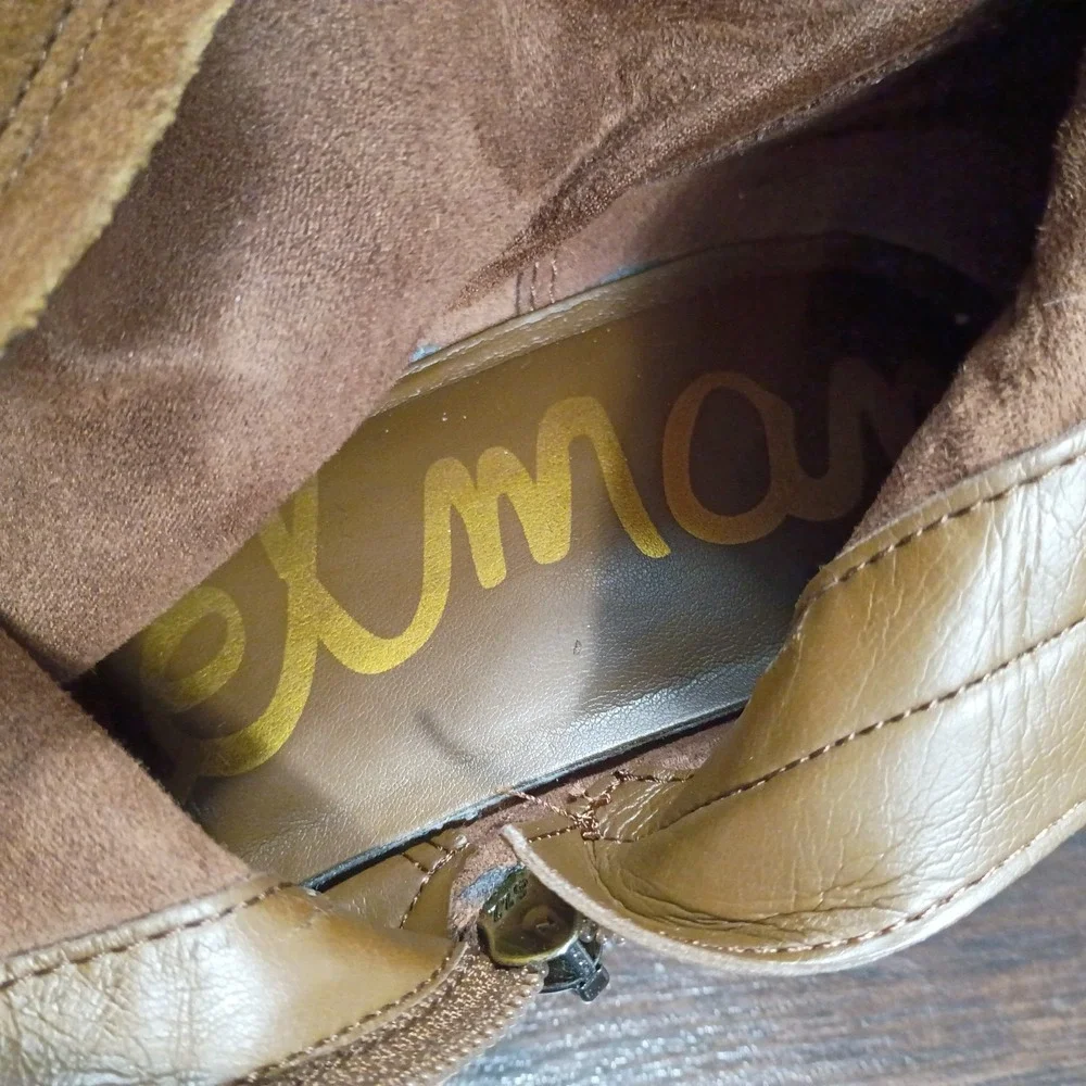 Sam Edelman Women's Pam Over the Knee Boots Brown Suede Women's‎ 9.5